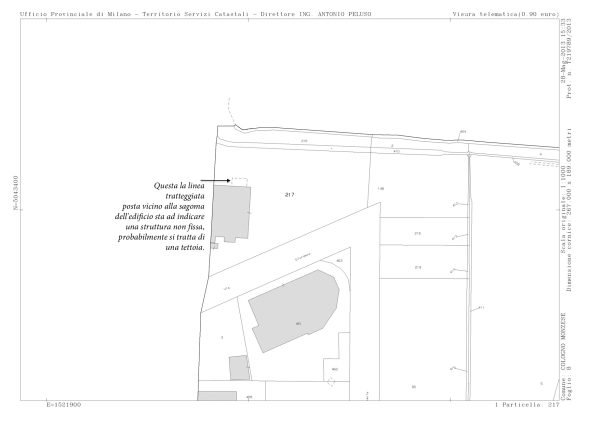 Estratto di Mappa Catastale