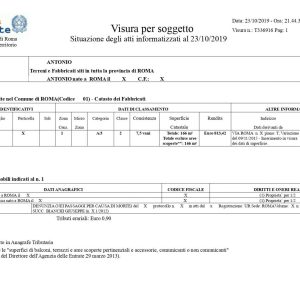 Visura Catastale